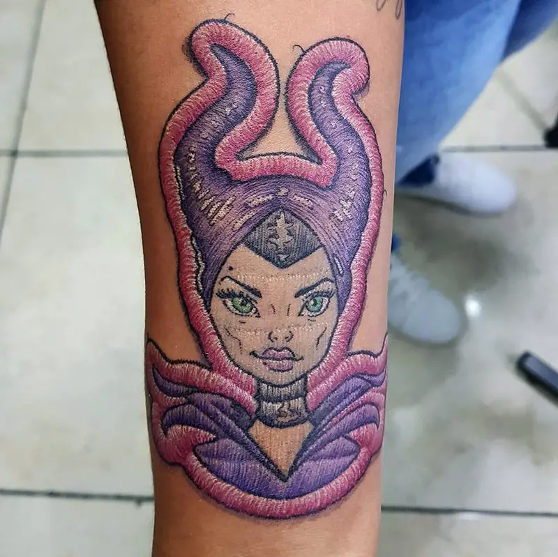 malificent tattoo