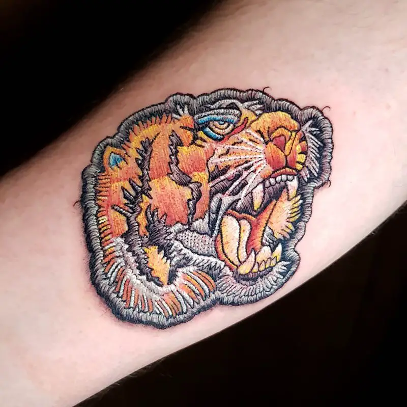 embroidered patch tattoos