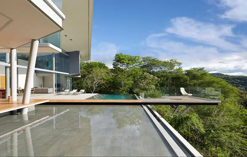 costa rica house with extended deck