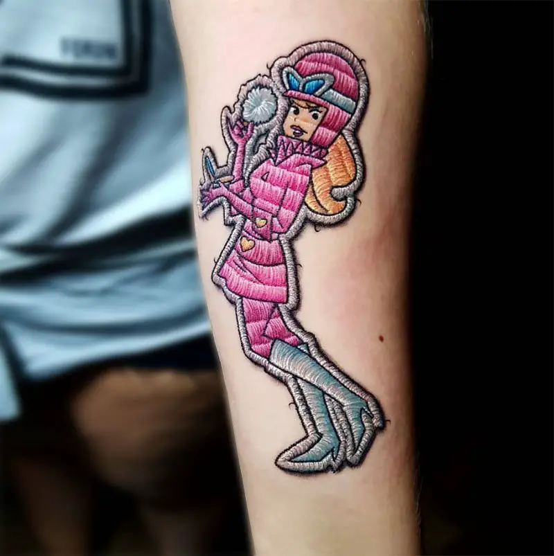 embroidered patch tattoos