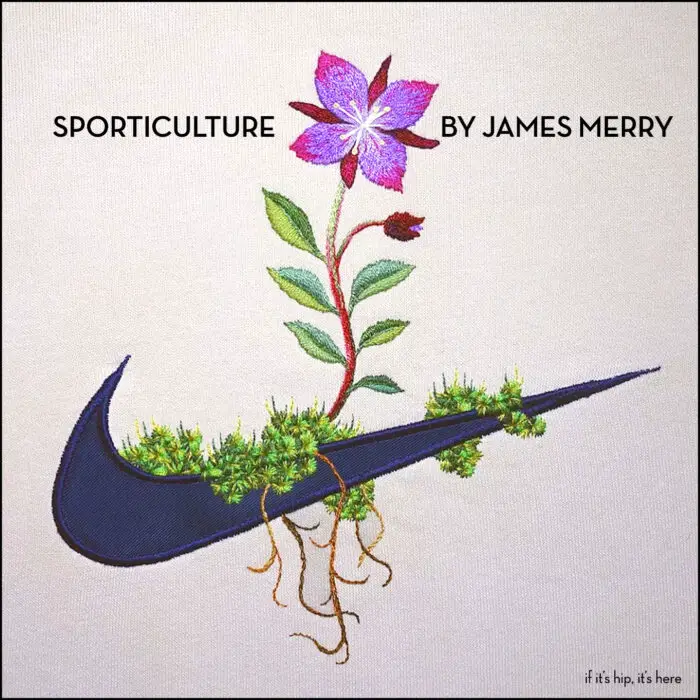 Read more about the article Sporticulture: One-off Embroideries From Iceland’s James Merry ​