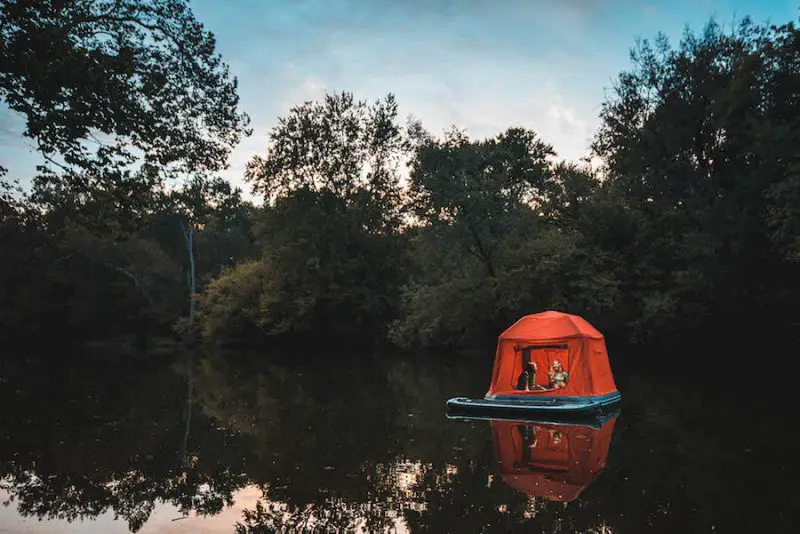 floating shoal tent