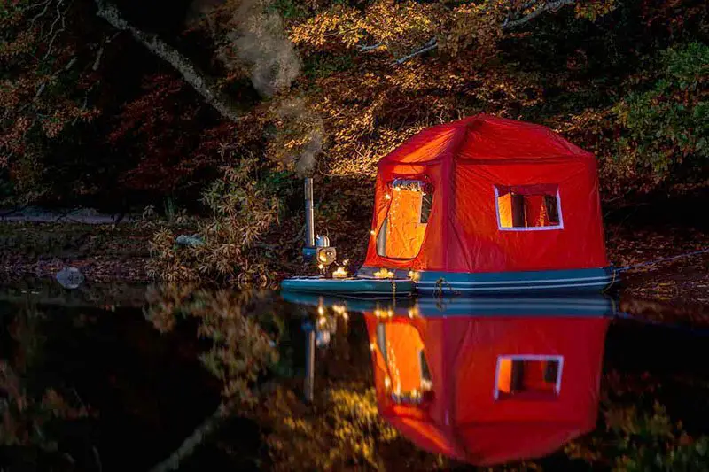 floating shoal tent