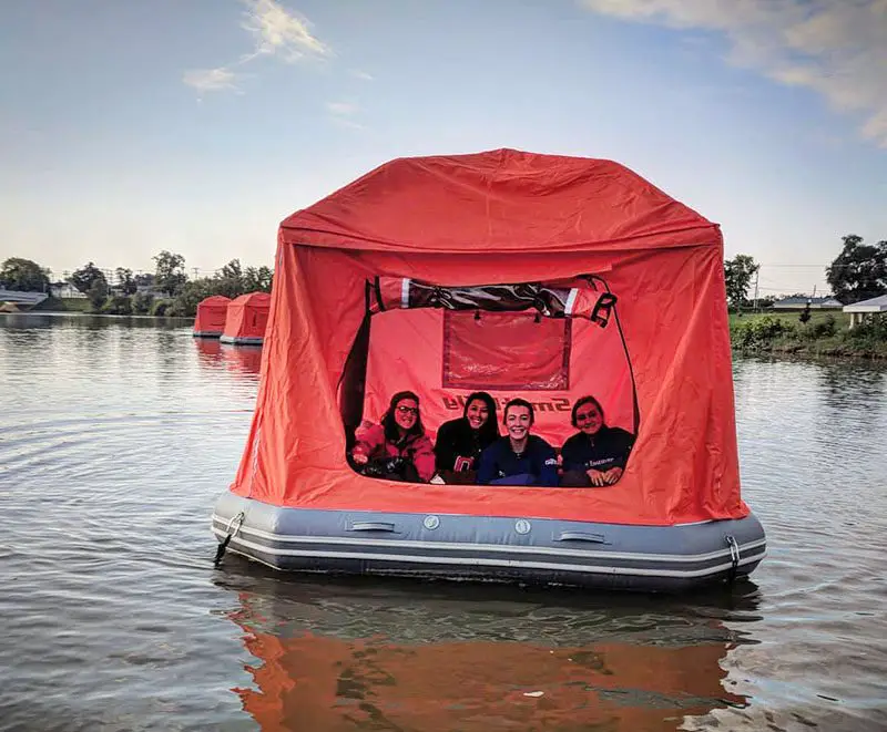 floating tent