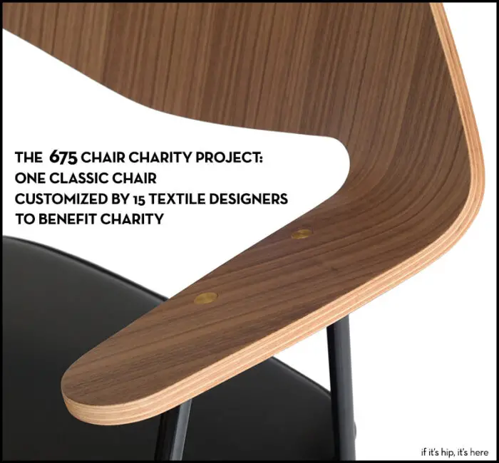 Read more about the article 15 Textile Designers Customize An Iconic Chair for Charity.