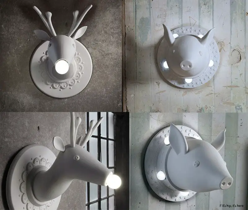 animal wall sconces