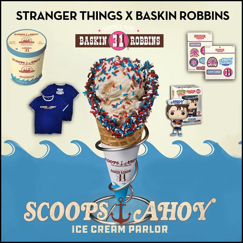 stranger things x baskin robbins