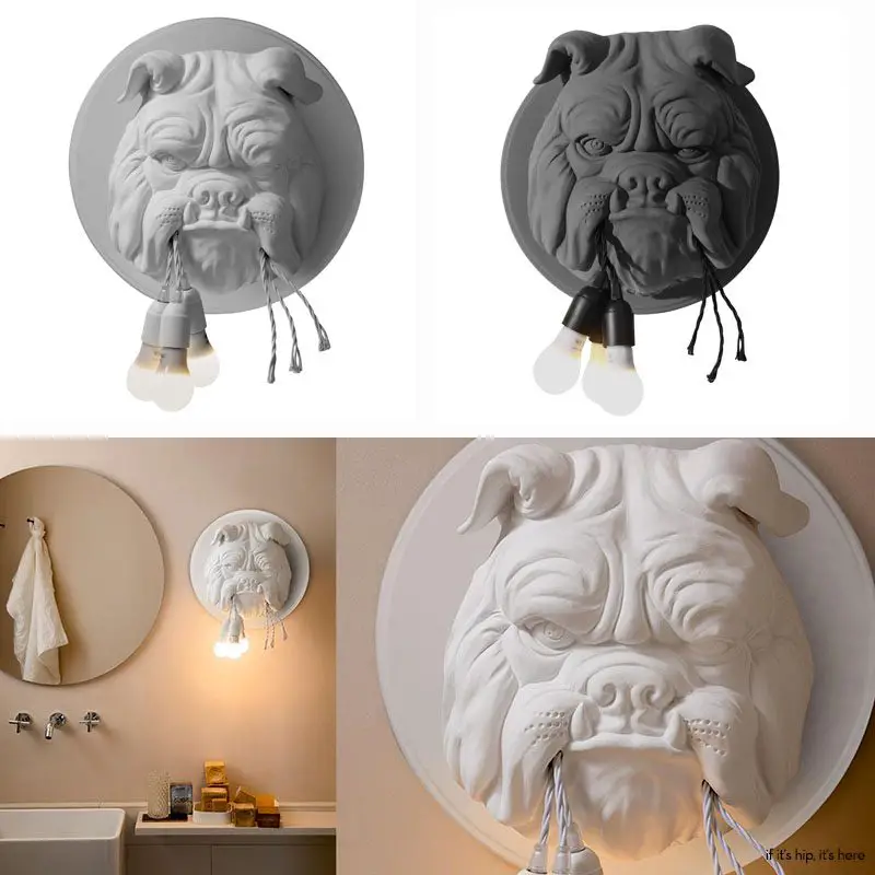 Bulldog wall light