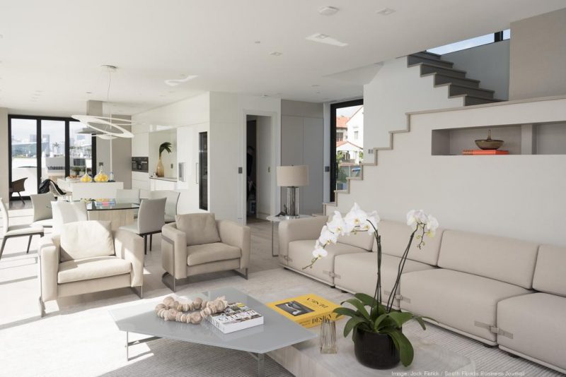 luxury houseboat interior