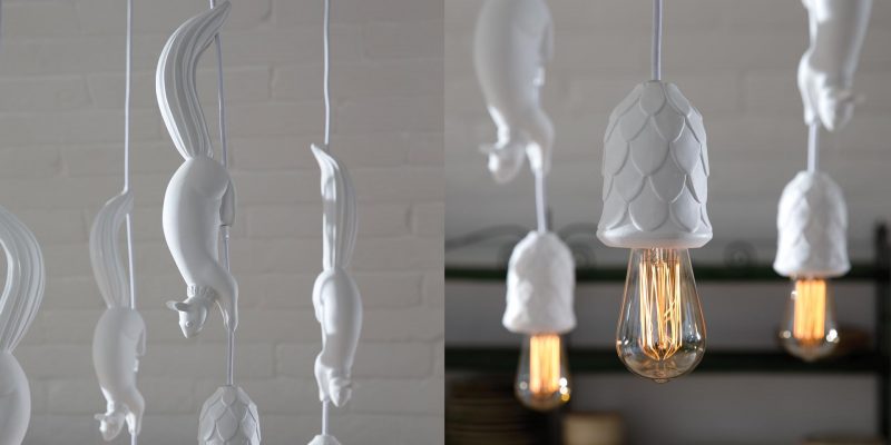 squirrel pendant lights