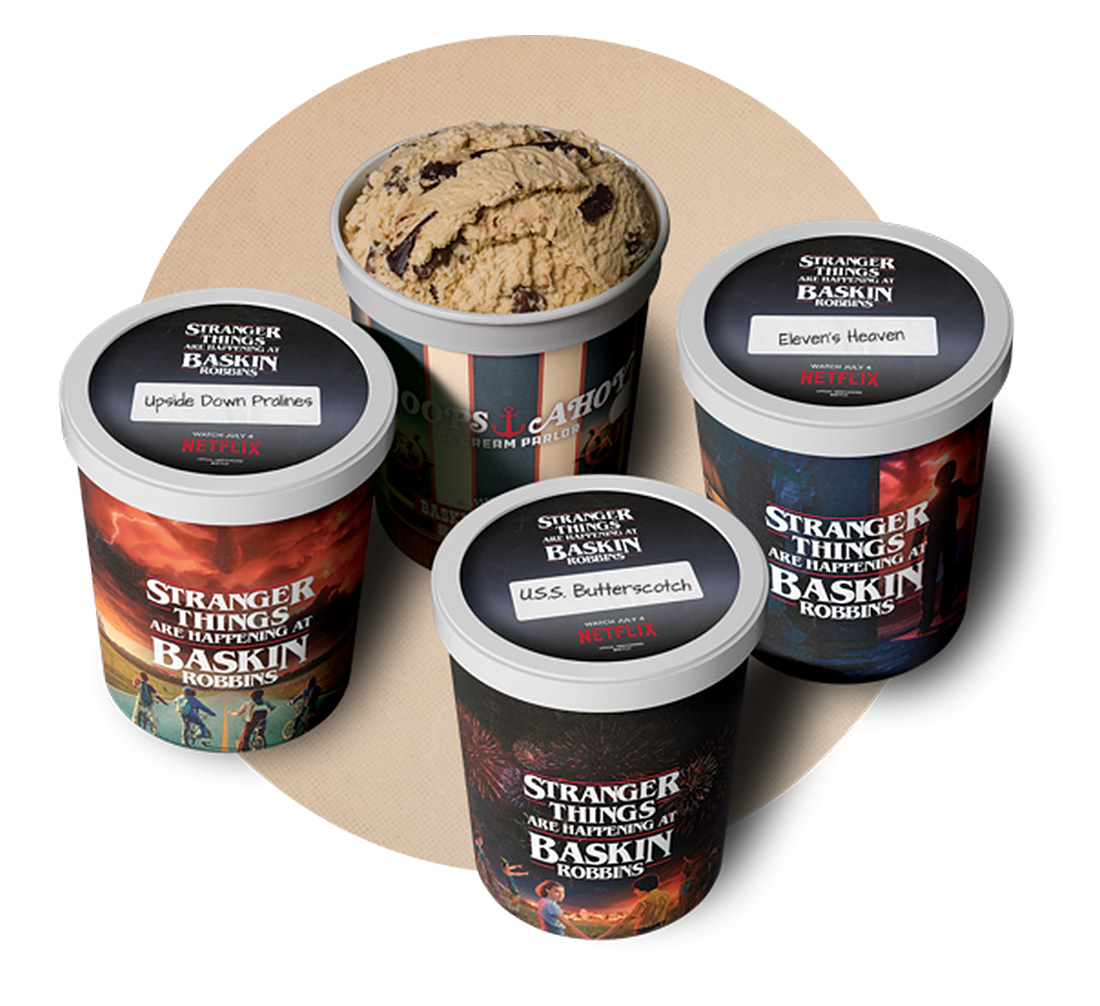 prepacked stranger things ice cream IIHIH if it's hip, it's here