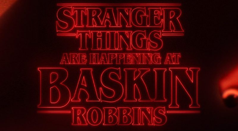 Baskin Robbins Stranger Things Scoops Ahoy