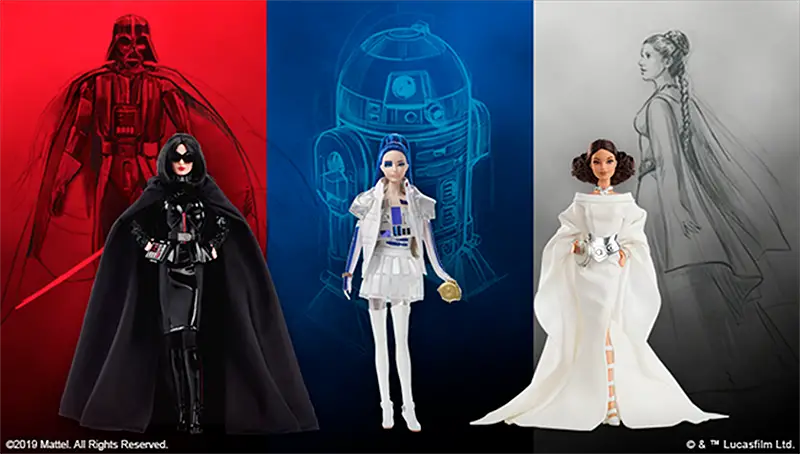 Star Wars X Barbie collection