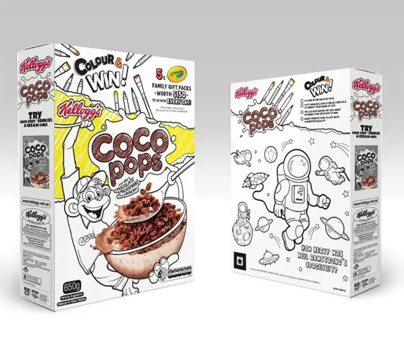 Kellogg's and Crayola Augmented Reality Coloring