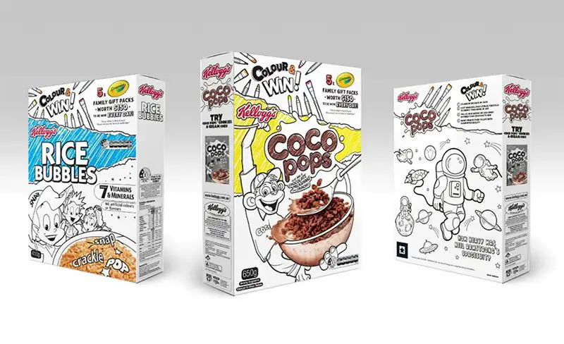 Kellogg's and Crayola Augmented Reality Coloring