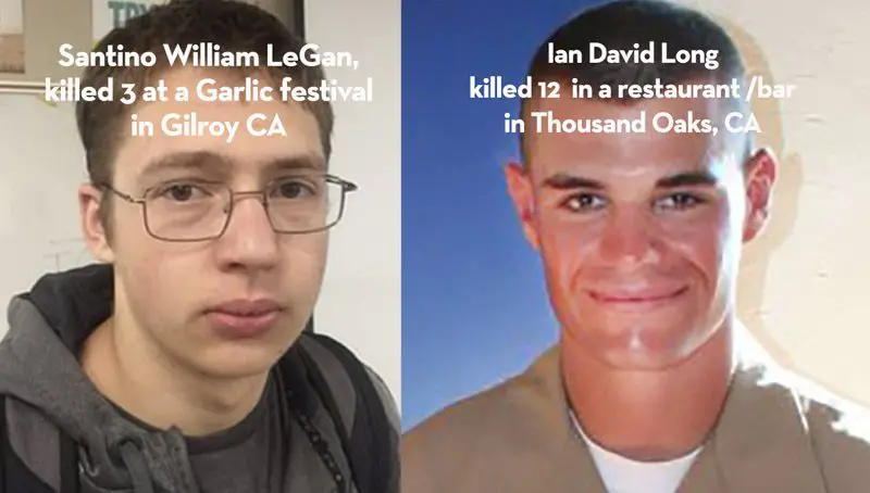 school shooters Mass murderers Santino William LeGan and Ian David Long