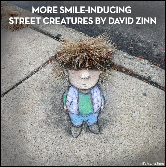 Read more about the article More Smile-Inducing Street Creatures by David Zinn