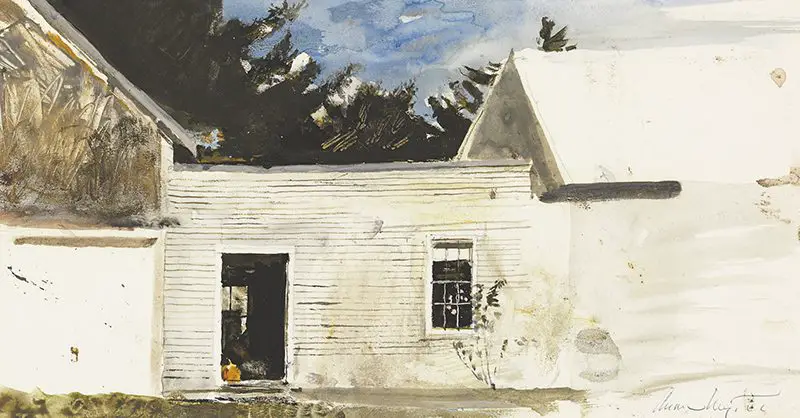 Andrew Wyeth, Pumpkin in Doorway, 1979