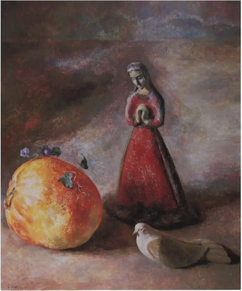Henriette Wyeth, Santo Dove and Pumpkin