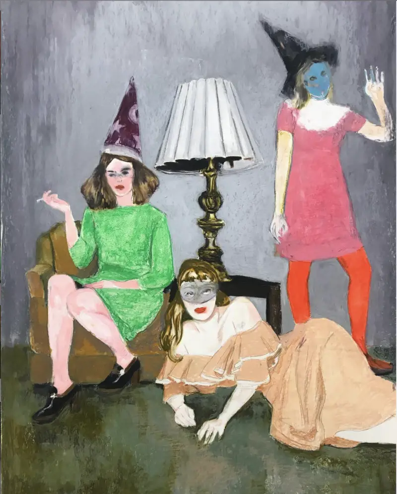 Mercedes Helnwein, NORTH SIDE OF THE LIVING ROOM