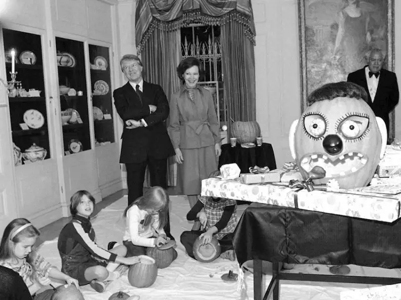 Amy Carter's Halloween Birthday party at the White House