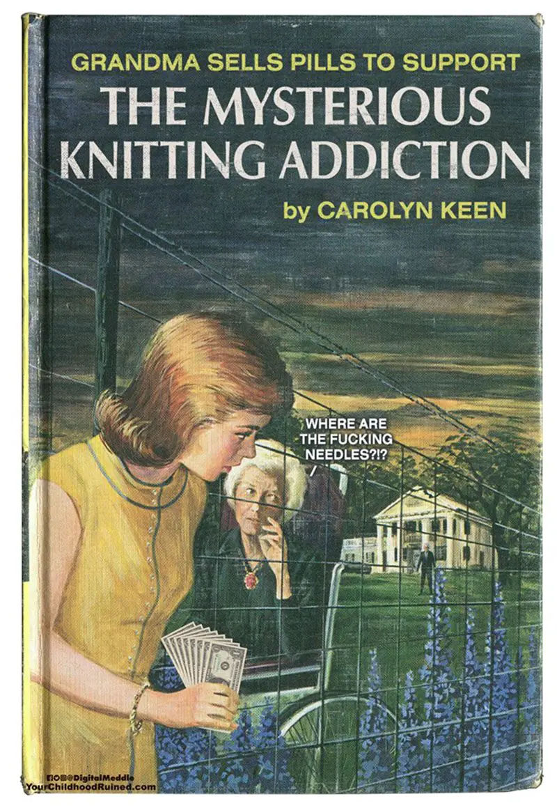 Nancy Drew Mystery book parody