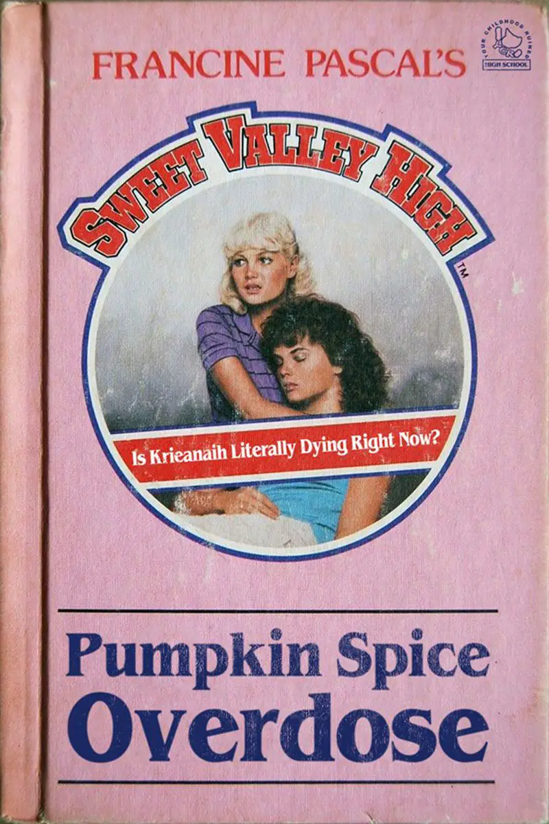 pumpkin spice overdose sweet valley high
