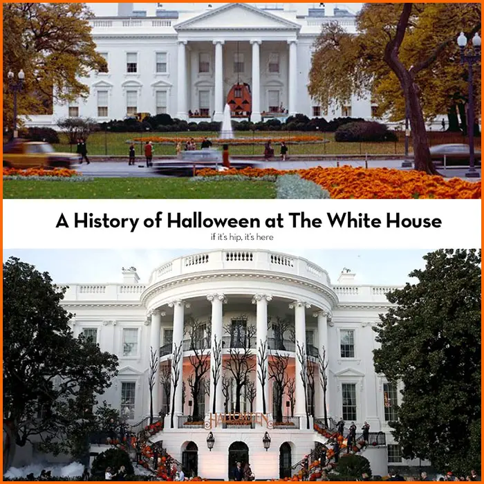 white house halloween decorations through history