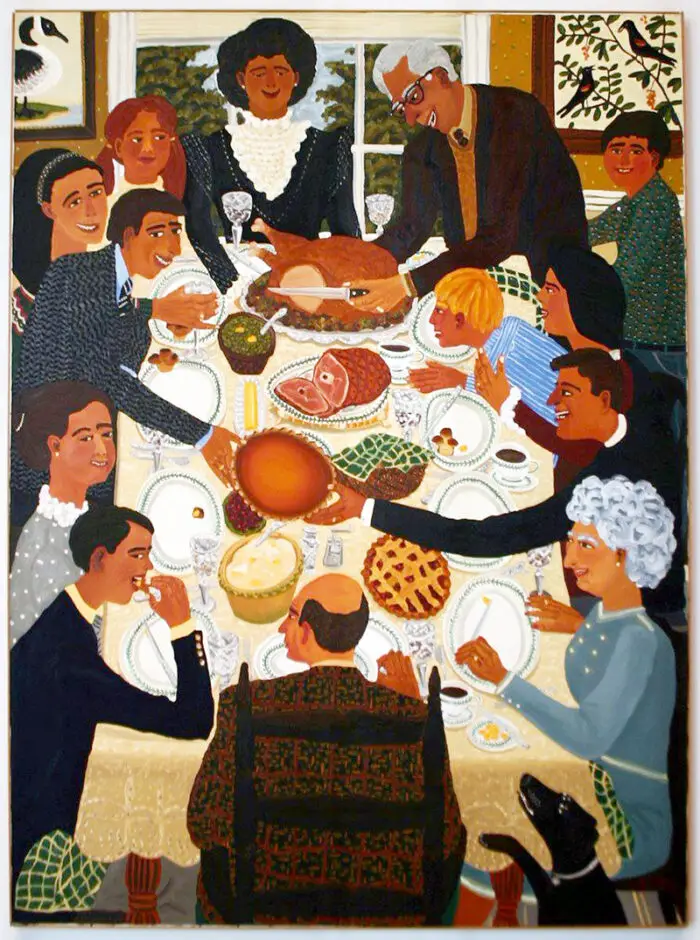 David Bates, Thanksgiving Dinner, 1982