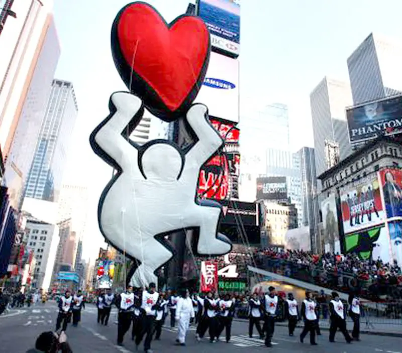 keith haring thanksgiving parade float