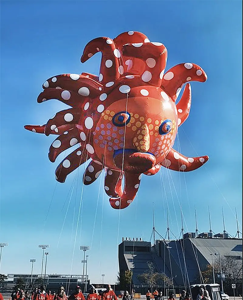 Yayoi Kusama Thanksgiving Parade Balloon