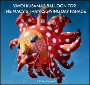 Yayoi Kusama Thanksgiving Parade Balloon Revealed