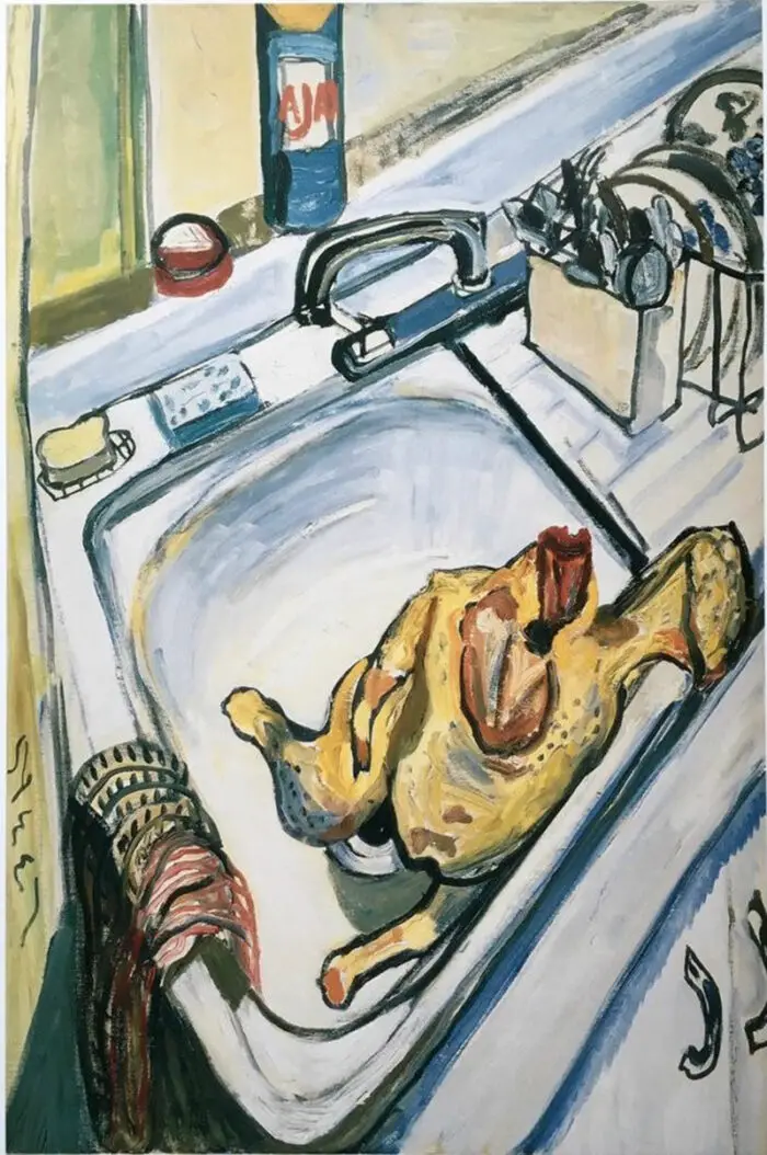 Alice Neel, Thanksgiving, 1967