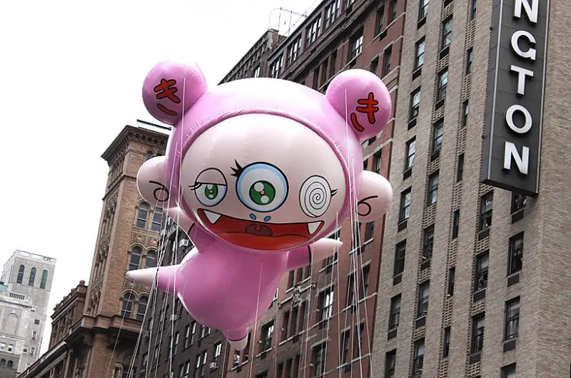 Murakami Parade floats