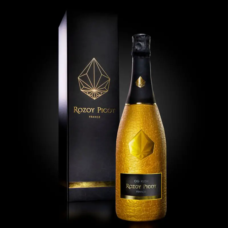 THC infused sparkling wines