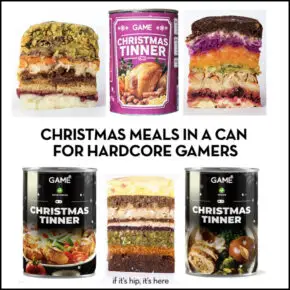 Full Christmas Dinners Were Packed into Cans for Serious Gamers.