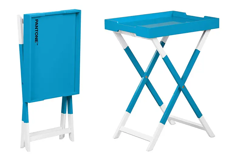 pantone tray tables