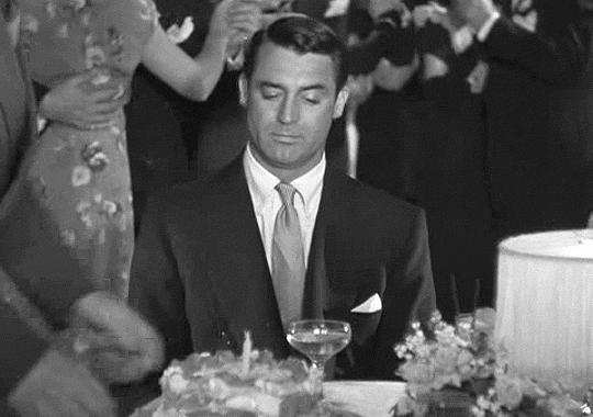cary grant drinking champagne