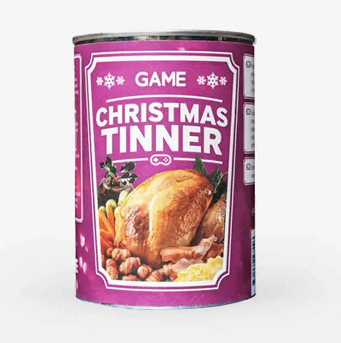 Christmas dinner in a can