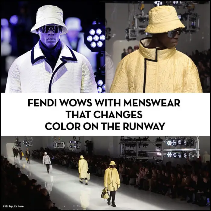 Fendi and Anrealage Color-Changing Menswear