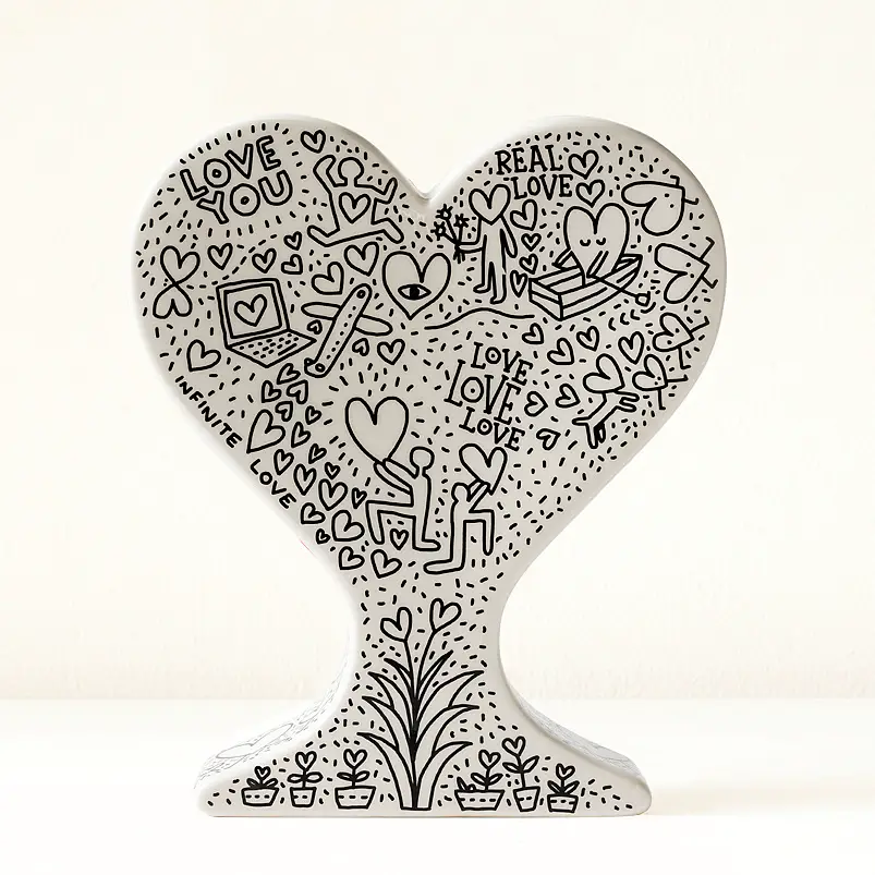 Javi Royo heart vase