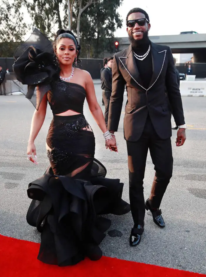 Keyshia Ka'Oir and Gucci Mane 62nd grammys