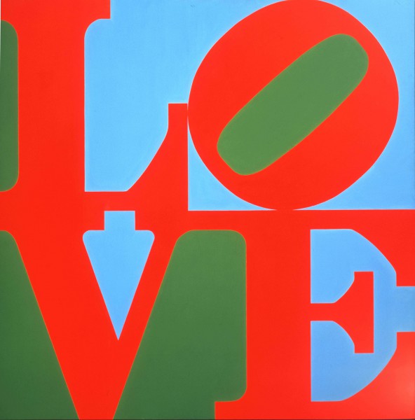 Robert Indiana, Love, 1966, oil on canvas