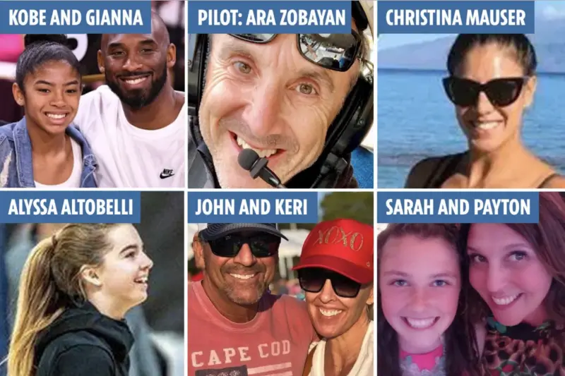 victims in kobe bryant helicopter crash