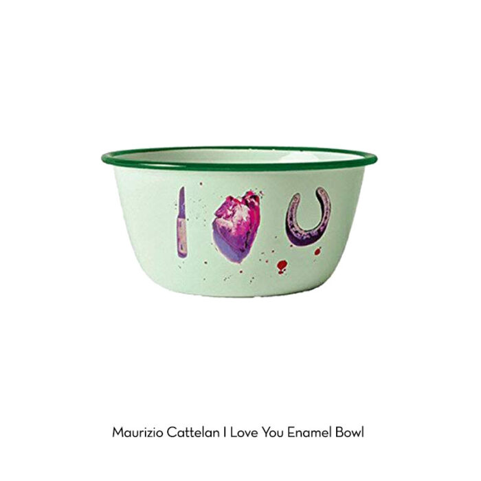 maurizio cattelan toiletpaper bowl