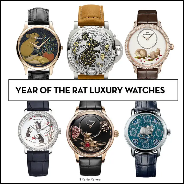 year of the rat watches by luxury brands