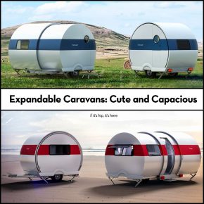 Beauer Expandable Caravans Are Cute and Surprisingly Capacious.