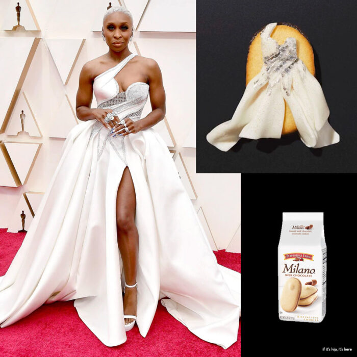 Cynthia Erivo in Atelier Versace milano cookie