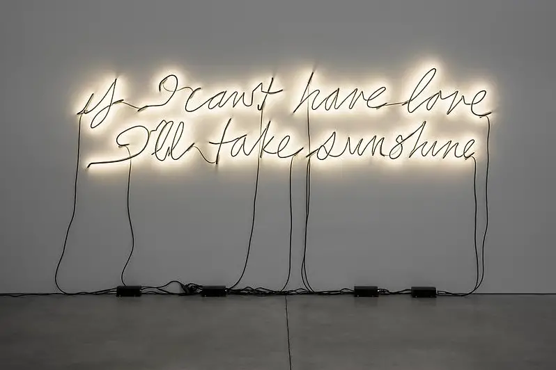 Glenn Ligon, Untitled (If I can't have love, I'll take sunshine), 2006