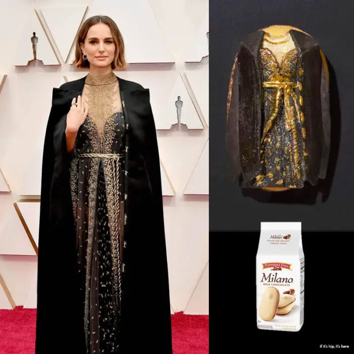 Natalie Portman in Dior milano cookie